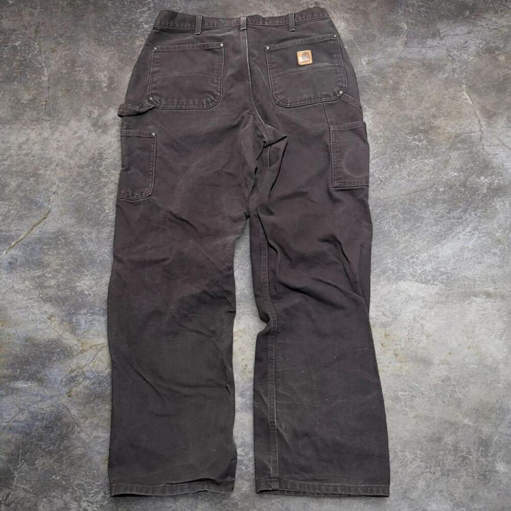 Mens carhartt brown double knees